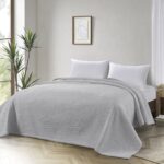 Beauty Home Κουβέρτα ζακάρ υπέρδιπλη Frame Art 11176 230x270 Γκρι - Image 2