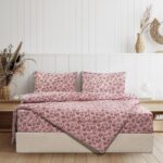 Beauty Home Σετ σεντόνια φανελένια υπέρδιπλα Varda Art 11183 240x260 Εμπριμέ