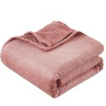 Beauty Home Κουβέρτα μονόχρωμη υπέρδιπλη Fleece Art 11551 220x240 Ροδακινί - Image 2
