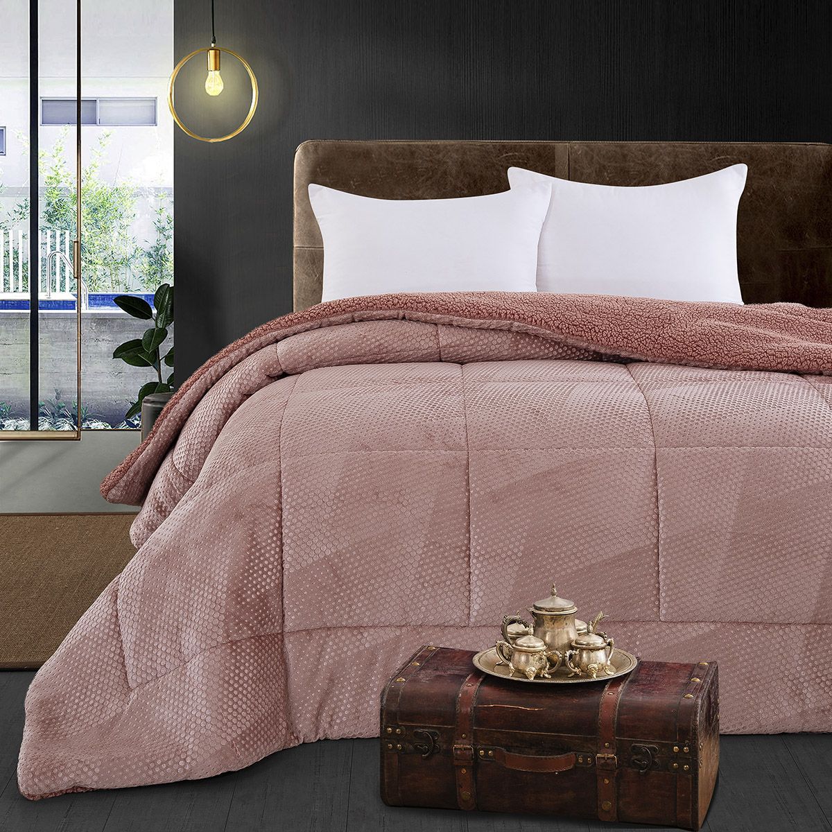 11563 Beauty Home Κουβερτοπάπλωμα υπέρδιπλο Art 11563 220x240 Σάπιο μήλο - Image 1