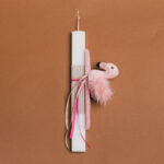 Beauty Home ΛΑΜΠΑΔΑ 33cm ΒΡΑΧΙΟΛΙ ΛΟΥΤΡΙΝΟ ΦΛΑΜΙΝΓΚΟ ΣΕ ΣΥΣΚΕΥΑΣΙΑ ΔΩΡΟΥ