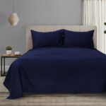 Beauty Home Σετ σεντόνια υπέρδιπλα με λάστιχο 4 Seasons Art 12000 240x270 Μπλέ