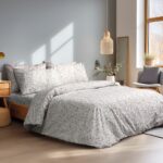 Beauty Home Σετ πάπλωμα υπέρδιπλο Necker Art 12181 220x240 Μπεζ