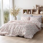 Beauty Home Σετ σεντόνια υπέρδιπλα Art 12218 Chloe 100% Βαμβακοσατέν 300tc 240x270 Μπεζ