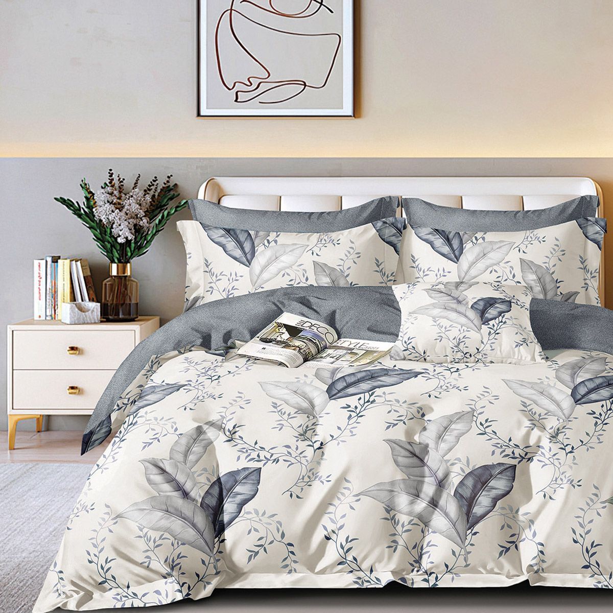 12278 Beauty Home Σετ κουβερλί υπέρδιπλο Art 12278 Argenta 220x240 Μπεζ - Image 1