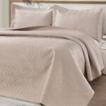 Beauty Home Σετ κουβερλί υπέρδιπλο Melusine Art 12317 230x250 Άμμου