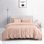 Beauty Home Σετ παπλωματοθήκη υπέρδιπλη Bamboo 300tc Art 12351 Dusty Romance 240x260 Σάπιο μήλο