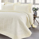 Beauty Home Σετ κουβερλί υπέρδιπλο Eros Art 12501 230x250 Εκρού