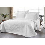 Beauty Home Σετ κουβερλί υπέρδιπλο Marilia Art 12502 230x250 Λευκό - Image 2