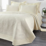 Beauty Home Σετ κουβερλί υπέρδιπλο Clio Art 12503 230x250 Εκρού