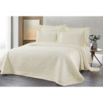 Beauty Home Σετ κουβερλί υπέρδιπλο Thalia Art 12504 230x250 Εκρού - Image 2