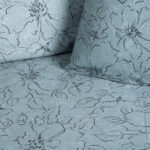 Beauty Home Σετ σεντόνια φανελένια υπέρδιπλα Nebbiolo Art 12636 240x260 Πετρόλ - Image 2