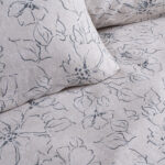 Beauty Home Σετ σεντόνια φανελένια King Size Cinsault Art 12637 270x260 Μπεζ - Image 2