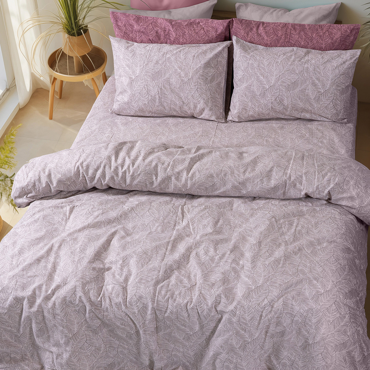 12639 Beauty Home Σετ σεντόνια φανελένια King Size Concord Art 12639 270x260 Μπεζ - Image 1