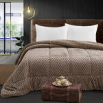 Beauty Home Κουβερτοπάπλωμα υπέρδιπλο Art 12654 220x240 Μόκα