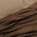 LINO Κουβέρτα Υπέρδιπλη(220x240) Fleece Napnest Καφέ - Image 2