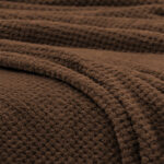 LINO Κουβέρτα Υπέρδιπλη(220x240) Fleece Napnest Καφέ - Image 3