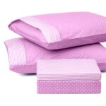 Beauty Home Ζεύγος μαξιλαροθήκες πουά JOY Art 1680 50x70 Μωβ - Image 2