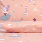 LINO Σετ Παιδική Παπλωματοθήκη (160x240) Dreamy Dancers Κοραλί - Image 3
