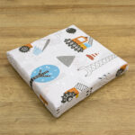 LINO Σετ Παιδική Παπλωματοθήκη (160x240) Playground Town Γκρι - Image 4