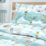 LINO Σετ Παιδική Παπλωματοθήκη (160x240) Cloud Chasers Πετρόλ - Image 2