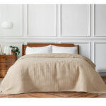 Beauty Home Πικέ υπέρδιπλη waffle Art 1990 Sand 230x240 Μπεζ