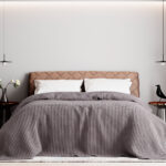 Beauty Home Πικέ μονή waffle Art 1990 Stone 170x240 Ανθρακίτης