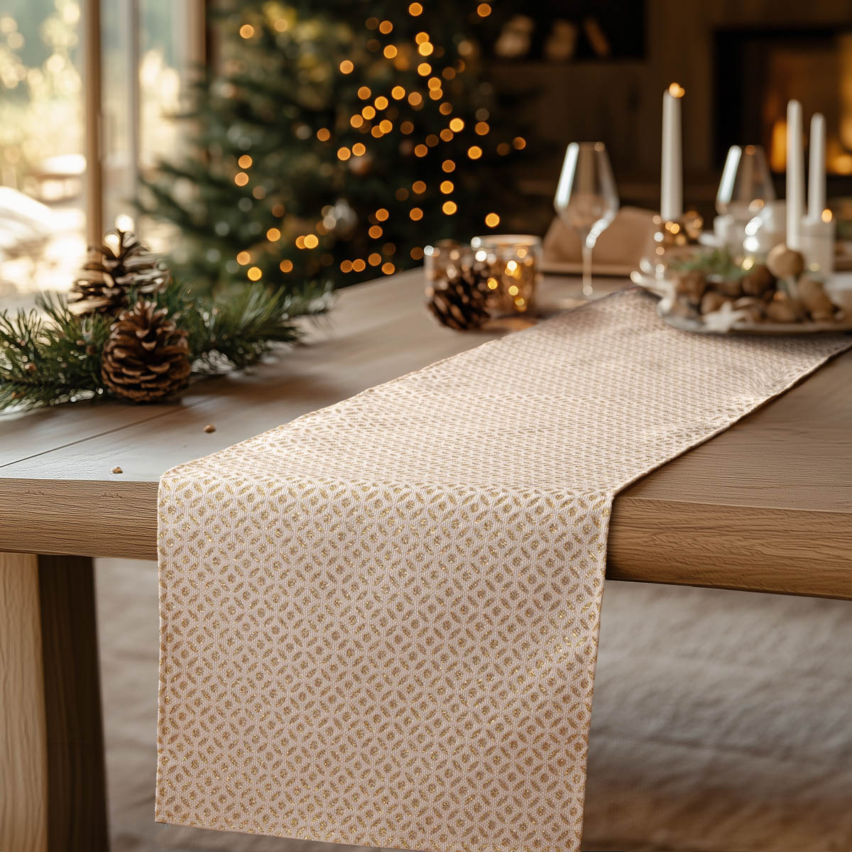 19c555df-d078-4368-a339-c821ffe1398a Beauty Home ΡΑΝΝΕΡ ΖΑΚΑΡ ΕΚΡΟΥ- ΧΡΥΣΟ - Image 1