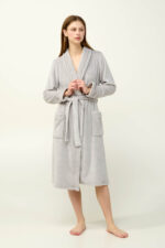 Γυναικεία Σταυρωτή Ρόμπα Fleece