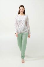 Γυναικεία Φούτερ Πυτζάμα με Μανσέτες