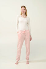 Γυναικείο Φούτερ Παντελόνι με Μανσέτες