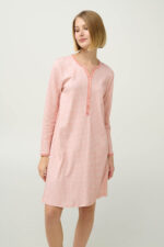 Γυναικείο Βαμβακερό Νυχτικό με Πατιλέτα