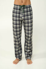 Βαμβακερό Καρό Ανδρικό Παντελόνι