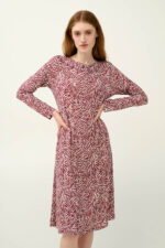 Χειμερινό Micromodal Νυχτικό με Μοτίβο Ζέβρα