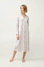 Φλοραλ Φούτερ Χειμερινό Νυχτικό