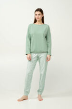 Γυναικεία Φούτερ Πυτζάμα με Μανσέτες