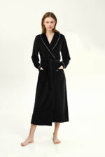 Γυναικεία Σταυρωτή Velvet Ρόμπα