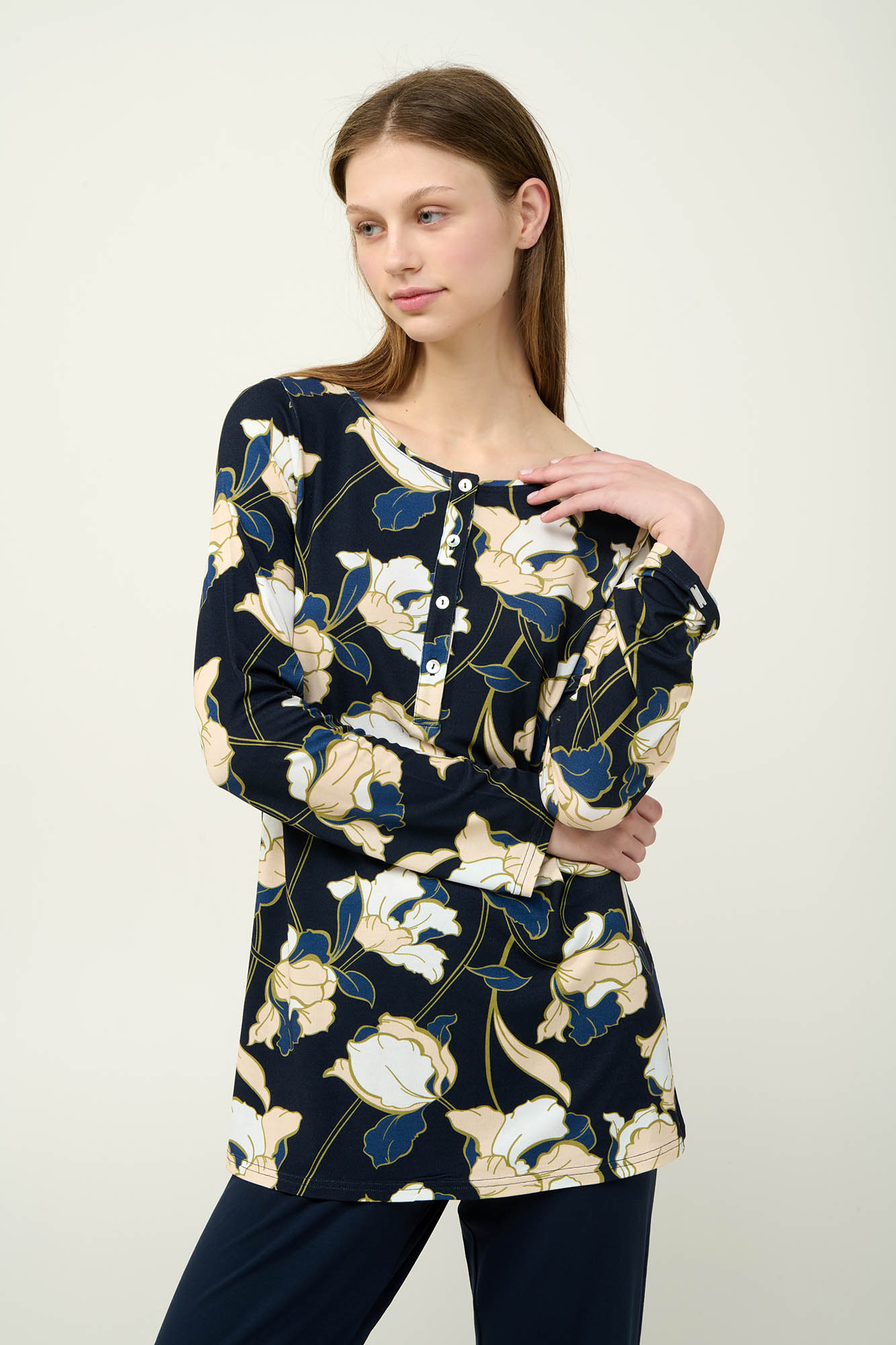 1_0443953762 Γυναικεία Πυτζάμα Viscose με Πατιλέτα - Image 1