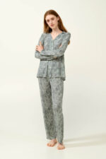 Κουμπωτή Γυναικεία Πυτζάμα Micromodal