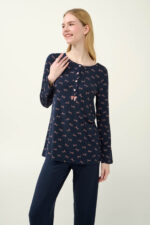 Γυναικεία Πυτζάμα Micromodal με Πατιλέτα