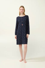 Νυχτικό Micromodal με Φιόγκους και Πατιλέτα