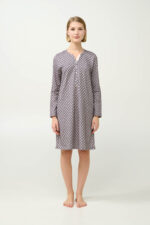 Πουά Φούτερ Νυχτικό με Πατιλέτα