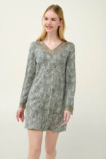 Micromodal Νυχτικό με Δαντέλα