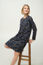 Βαμβακερό Χειμερινό Νυχτικό με Πατιλέτα