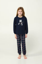 Παιδική Βαμβακερή Πυτζάμα με Μανσέτες