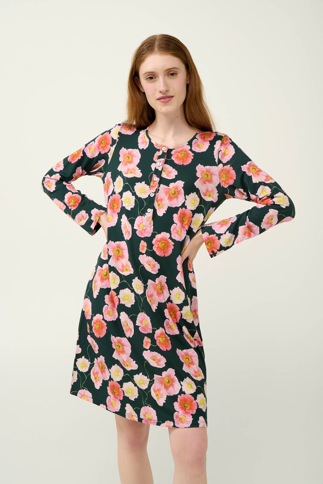 1_0668297770 Χειμερινό Micromodal Νυχτικό με Πατιλέτα - Image 1