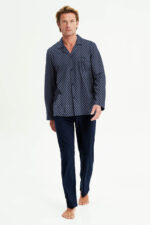 Ανδρική Βαμβακερή Κουμπωτή Πυτζάμα