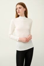 Γυναικείο Φανελάκι με Ψηλή Λαιμόκοψη