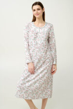 Γυναικείο Φούτερ Νυχτικό με Κουμπιά