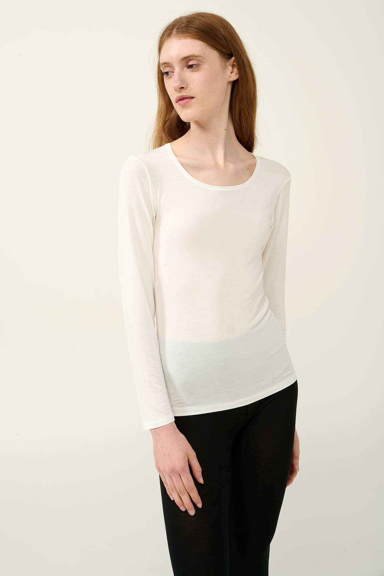 1_0936739462 Γυναικείο Micromodal Φανελάκι με Μακρύ Μανίκι - Image 1